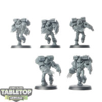 Space Marines - 5x Vanguard Veteran Squad - unbemalt