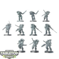 Space Marines - 10x Assault Intercessor Squad - unbemalt