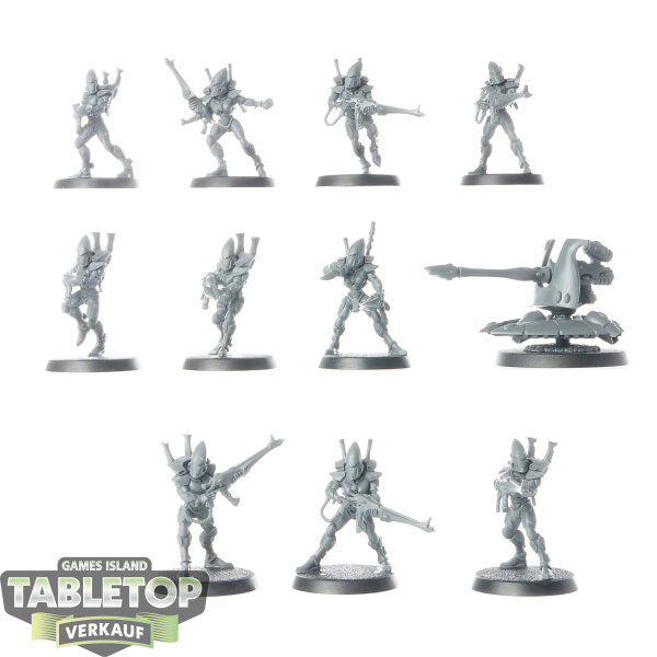 Aeldari - 10x Guardian Defenders - unbemalt