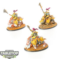 Orruk Warclans - 3 Gore-gruntas - teilweise bemalt