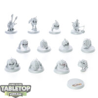 Gloomspite Gitz - 12 Squig Herd - teilweise bemalt