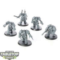 Chaos Space Marines - 5 Chaos Terminator Squad - unbemalt
