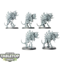 Tyraniden - 5x Barbgaunts - unbemalt