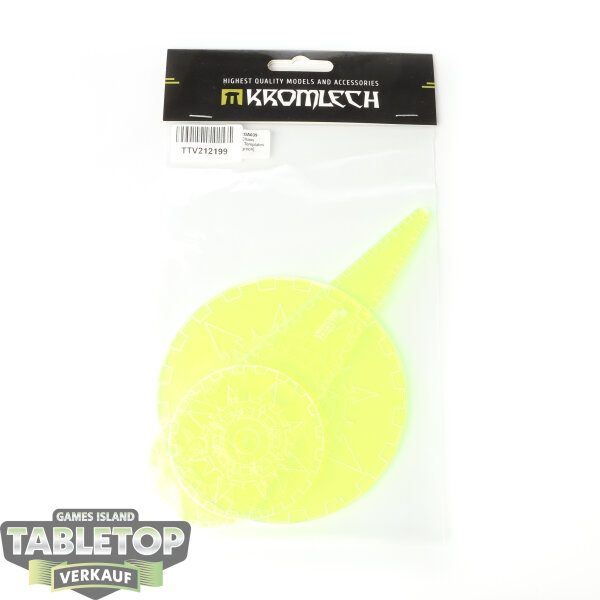 Zubehör - 3x Chaos Battle Templates (green) - Originalverpackt / Neu