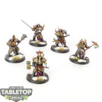 Slaves to Darkness - 5x Chaos Chosen - bemalt