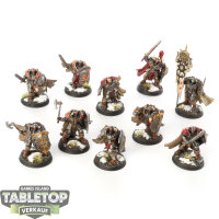 Slaves to Darkness - 10x Chaos Warriors - bemalt