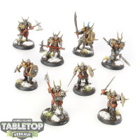 Slaves to Darkness - 8x Chaos Legionnaires - bemalt
