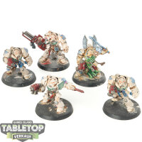 Dark Angels - 5x Deathwing Terminators - bemalt