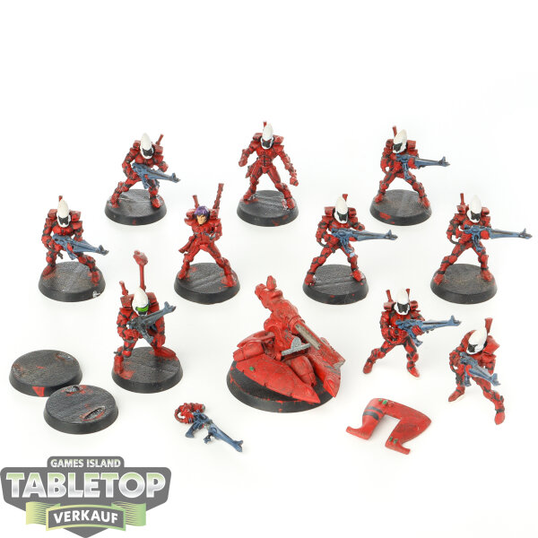 Aeldari - 10x Guardian Defenders klassisch - bemalt