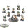 Astra Militarum - 10 Cadian Shock Troops classic - teilweise bemalt