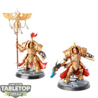 Adeptus Custodes - 2 Allarus Custodians - teilweise bemalt