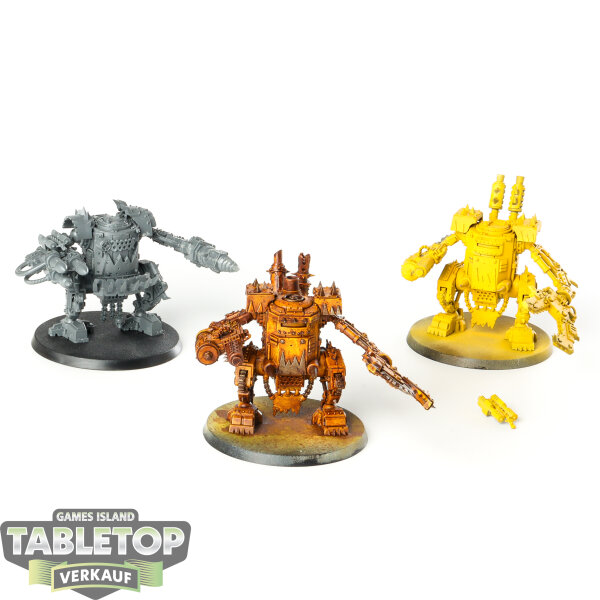Orks - 3x Killa Kans - teilweise bemalt