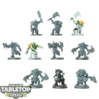 Orks - 10x Ork Beast Snagga Boyz - teilweise bemalt