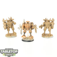 Tau Empire - 3x XV8 Crisis Battlesuit Team - teilweise...