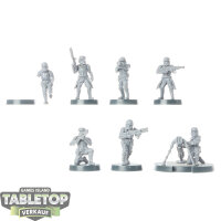 Galaktisches Imperium - 7x Imperial Shoretroopers - unbemalt