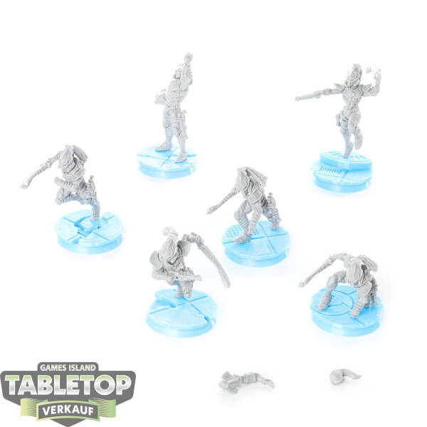 Miniaturen - 6x Shadow Hunters Squad - unbemalt