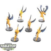 Aeldari - 6x Swooping Hawks klassisch - teilweise bemalt