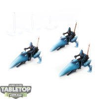 Aeldari - 3x Windriders klassisch - bemalt
