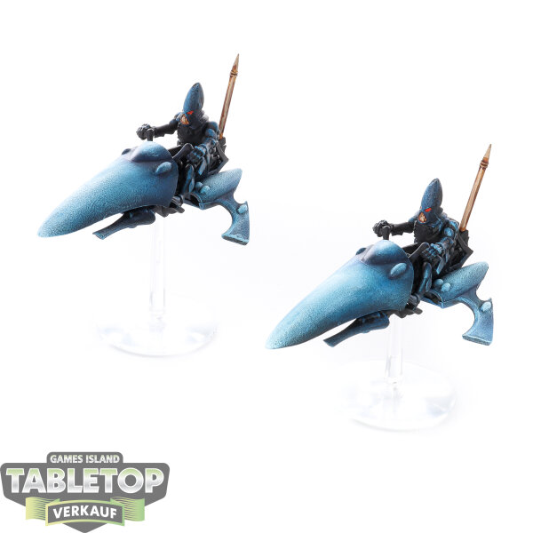 Aeldari - 2x Windriders klassisch - bemalt