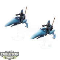 Aeldari - 2x Windriders klassisch - bemalt