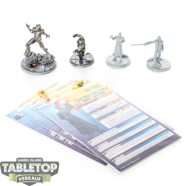 Miniaturen - 4x Cabal Affiliation Pack - teilweise bemalt