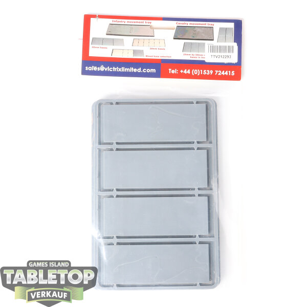 Bases - 12 Plastic Infantry Movement Trays - Originalverpackt / Neu