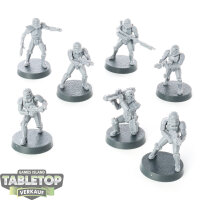 Galaktisches Imperium - 7 Stormtroopers - unbemalt
