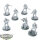 Galaktisches Imperium - 7 Stormtroopers - unbemalt