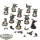 Chaos Space Marines - 10x Chaos Space Marines - teilweise bemalt