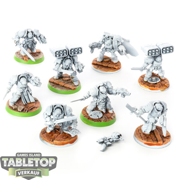 Space Wolves - 8x Terminators klassisch - grundiert
