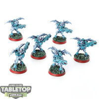 Tau Empire - 6 Vespid Stingwings  - bemalt