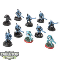Tau Empire - 10 Fire Warriors Strike Team - bemalt