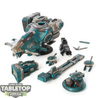 Tau Empire - Hammerhead Gunship - teilweise bemalt