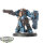 Space Marines - Lieutenant with Storm Shield - teilweise bemalt
