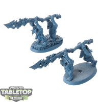 Orruk Warclans - 2x Savage Big Stabbas - grundiert