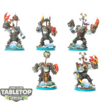 Orks - 5x Ork Nobz - bemalt