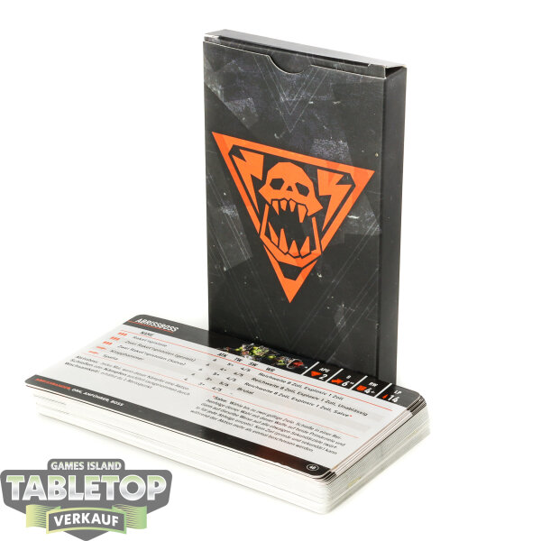 Orks - Kill Team: Wrecka Krew – Datacards - deutsch