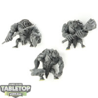 Kings of War - 3x Trolls Troop - unbemalt