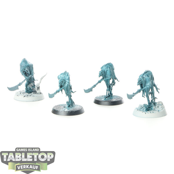 Nighthaunt - 4x Glaivewraith Stalkers - teilweise bemalt