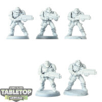 Space Marines - 5x Scouts - grundiert