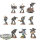 Chaos Space Marines - 10x Chaos Space Marines - klassisch - bemalt