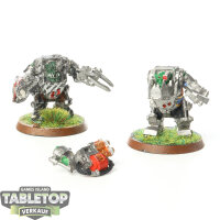 Orks - 2 Meganobz klassisch - bemalt