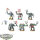Orks - 6 Ork Nobz - klassisch - bemalt