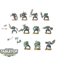 Orks - 11x Ork Boyz Klassisch - teilweise bemalt
