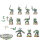 Orks - 11x Ork Boyz Klassisch - teilweise bemalt