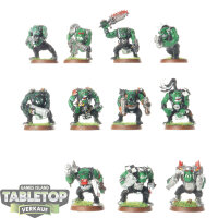 Orks - 11x Ork Boyz Klassisch - teilweise bemalt