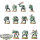Orks - 11x Ork Boyz Klassisch - teilweise bemalt