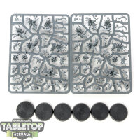Gloomspite Gitz - 6 x Sneaky Snufflers - im Gussrahmen