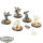 Trollbloods - 5 x Trollkin Champions (Classic) - teilweise bemalt
