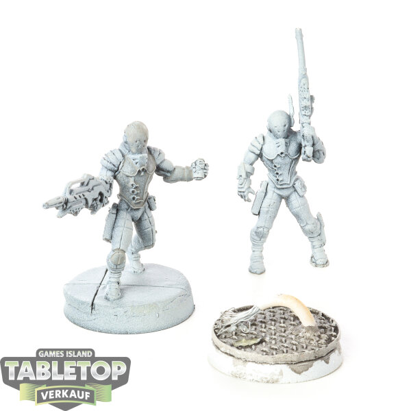 Infinity - 2 x NOMADS: Intruders (Combi Rifle, Sniper) - teilweise bemalt